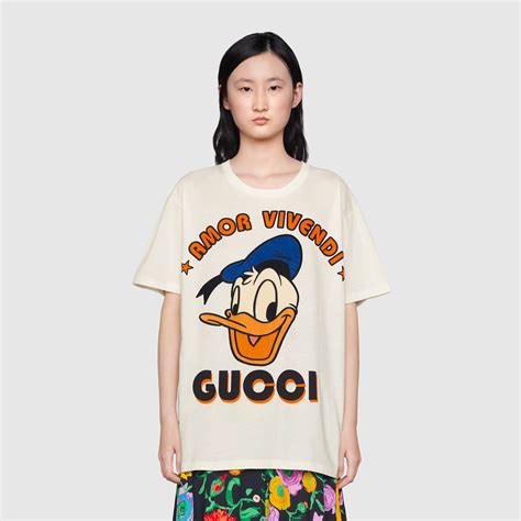 Gucci donald duck t shirt